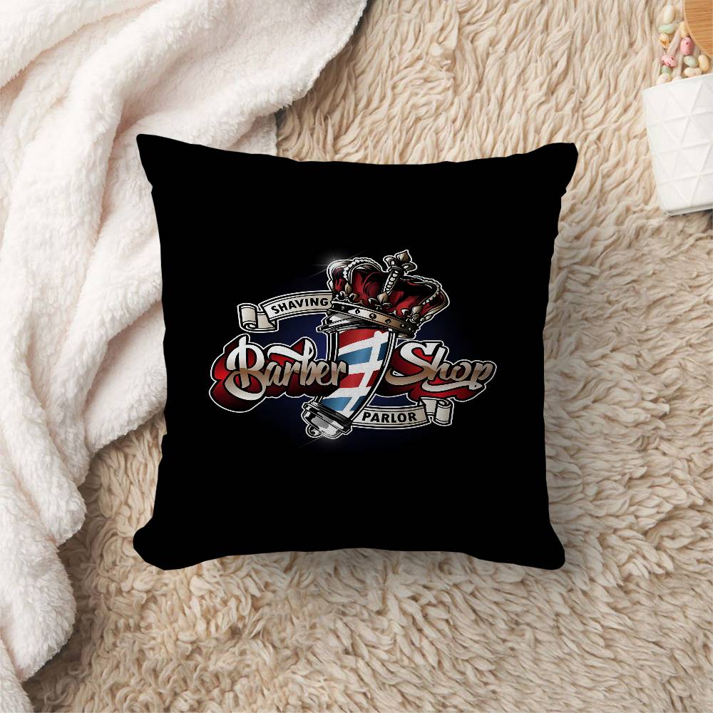 Vintage Sign Expert Barber Shop Pillowcase toon Gift Cushion Cover Bedroom Home Sofa Chair Seat Decor pillow case