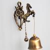Vintage Style Animal Doorbells Metal Iron Bells Wind Bells Ornamental Walls Horses Elephant Owls