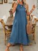 Women's Sleeveless Retro Casual Loose Dress