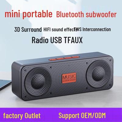 Portable Wireless Mini Bluetooth Speaker with Radio