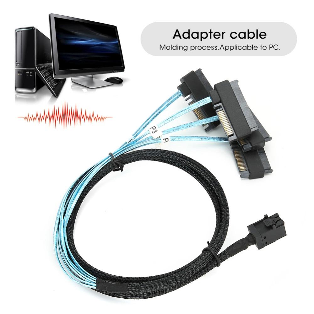 6Gbps SFF-8643 auf 29pin SFF-8482 Kabel Hohe Geschwindigkeit” Festplattenkabel Adapterkabel Interner Server