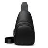 Head Layer Cowhide Chest Bag Fashionable Versatile Casual Men's Leather Crossbody Shoulder Portable Breathable