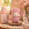 Cute 2027 Lamb Statue Resin Craft Desk Decor Cartoon Sheep Year Figurine  Desktop