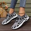 Shoes women's fashion women's shoes color matching casual shoes light mouth soft sole flying woven shoes breathable and comfortable sports shoes