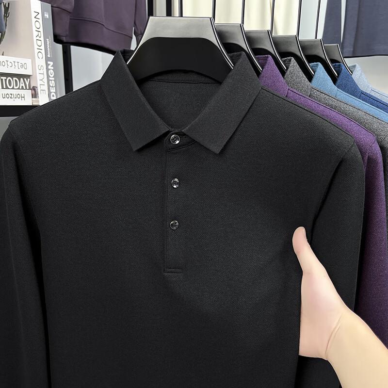 Firstview Men's Long Sleeve Polo Shirt