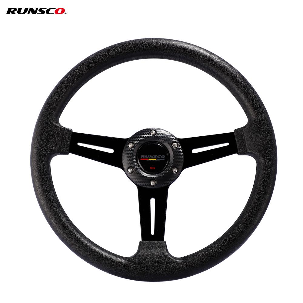 330mm 13inch PU Racing Steering Wheel 6-Bolt 70mm PCD Deep Dish Lightweight Sport Drift Steering Wheel for Tuning Car Universal
