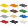 30pcs Small Particle 3032 4x6 Plate Brick Building Block Plate DIY Parts Buildmoc Compatible Assembly Particle Creative Gift Toy