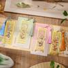 Traditional Chinese Screen Bookmark Intricate Hollow Out Design Bookmark Silk Tassel Bookmark Pastel For Gift Desks Readers