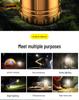 God Fish Solar Rechargeable Camping Lantern - Multifunctional, Super Bright Kerosene Lamp for Indoor/Outdoor Use