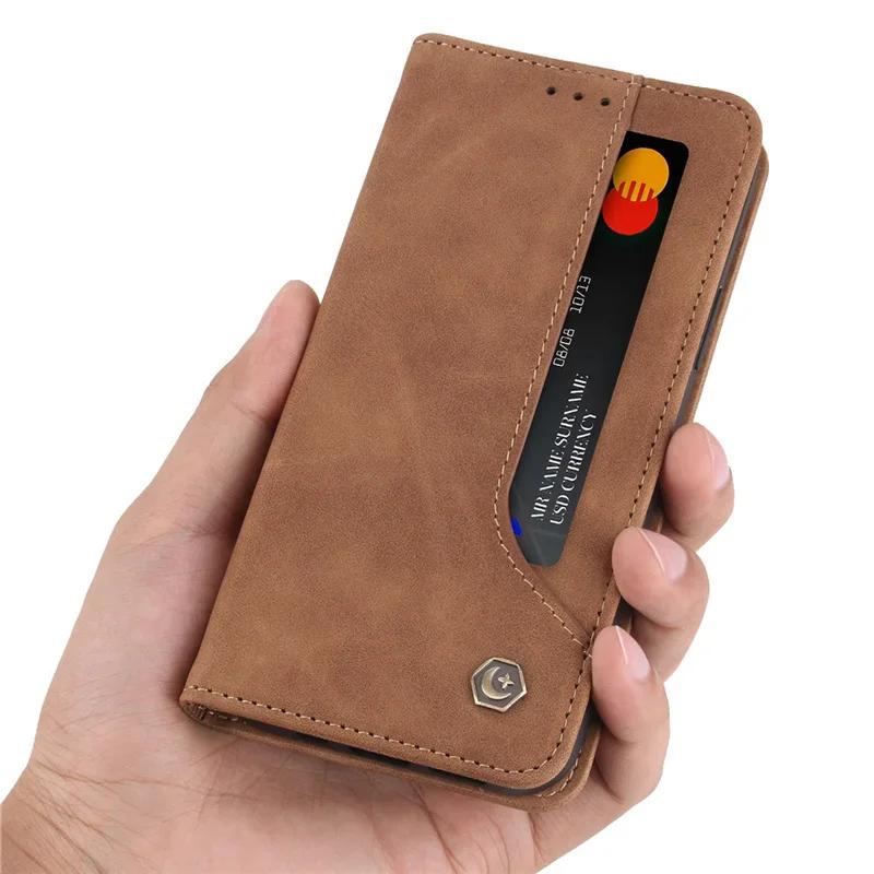 Luxury Leather Flip Wallet Case For Xiaomi Redmi Note 12 11 Pro Max 13 12T 11T Pro Poco X5 X4 X3 NFC 10T Lite Magnet Bags Cover