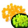 300pcs Mini Luminous Stones 14mm Fish Tanks Artificial Stone Aquarium Decoration for Indoor Outdoor Garden Yard Decor