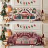 Christmas Blanket Simple Couch Bed Sofa Cover Large Cotton Tassel Knitted Blanket Solid Color Nordic Decorative Bedroom Handmade