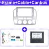 For Suzuki Vitara Grand XL-7 2001-2006 9inch 2 Din Car Radio Fascias Frame Stereo Panel Harness Wiring Power Cord Adapter Canbus