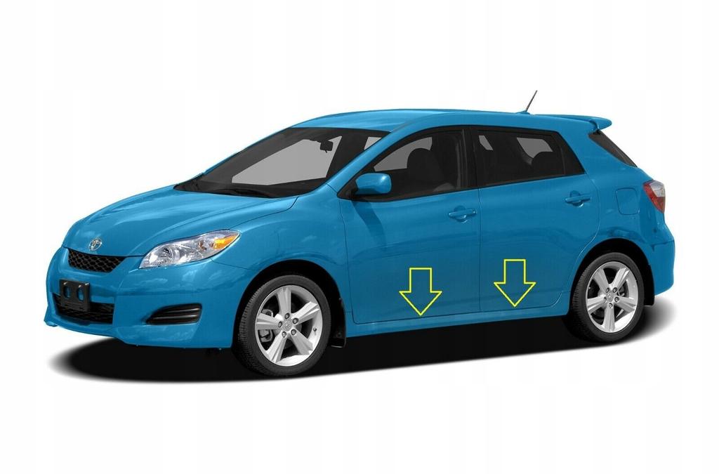 Toyota Matrix 2003-2014 - Chromové ochranné boční lišty dveří