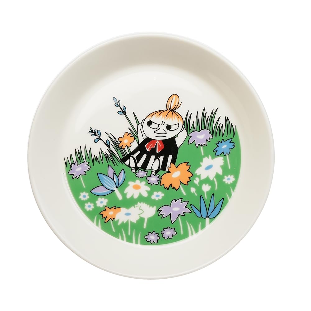 Arabia Moomin Plate, 19cm, Little My, Meadow [Parallel Import]