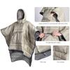 Lazy Sleeping Bag Cloak Style Unisex Waterproof Portable Outdoor Camping Warm Lazy Sleeping Quilt Winter Travel Poncho