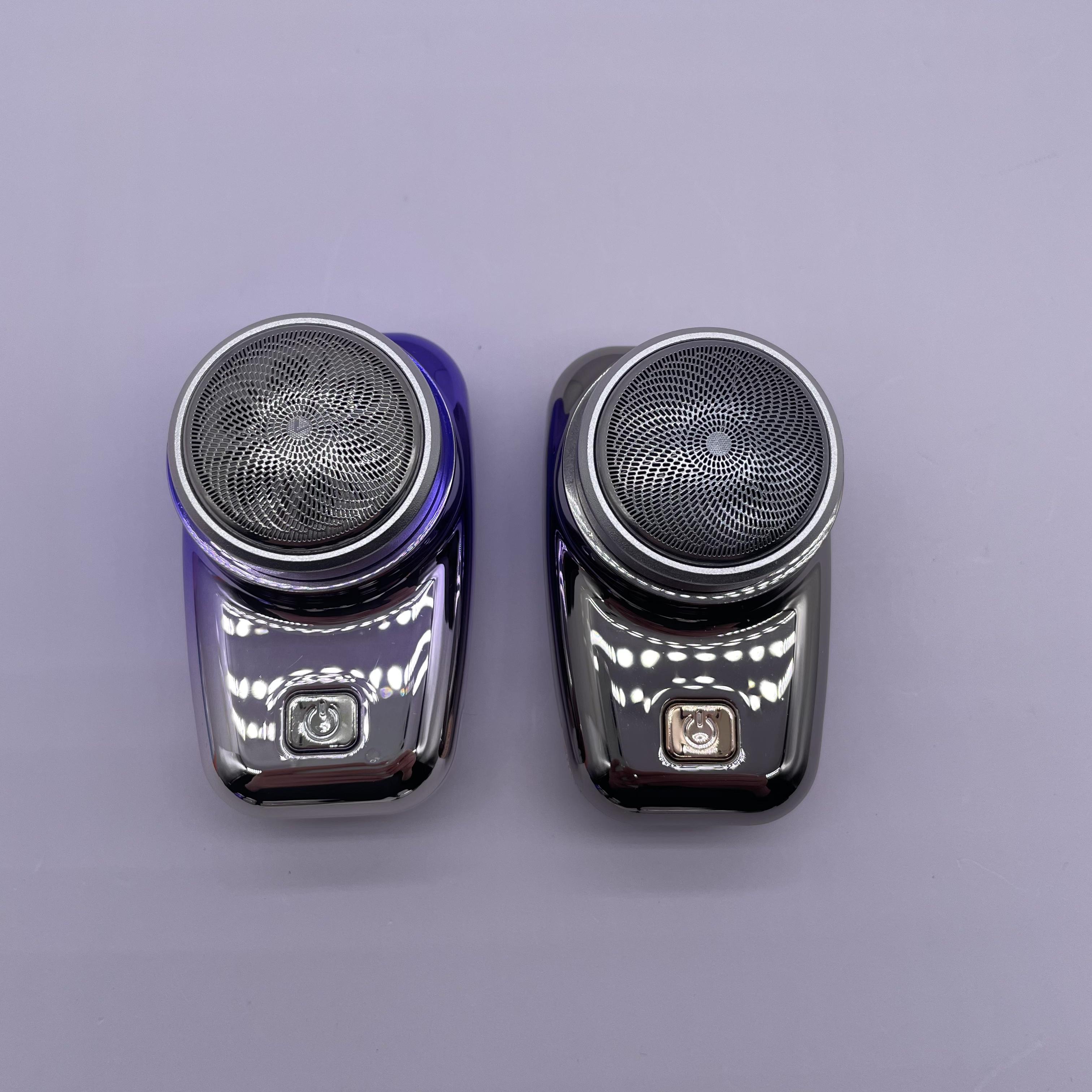 

Мини-моющийся полностью небольшой портативный дорожный нож для бороды, водонепроницаемый IPX6, 8 бритв, мужские электробритвы, мини-электробритва