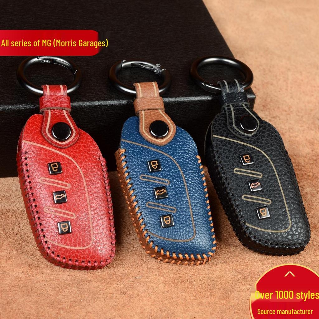 MG6, Roewe 5, MG 5, Scorpio, MG 3, ZS, HS Premium Leather Key Case - Unisex Key Shell