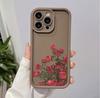 The new rose is suitable for iphone17pro mobile phone case, Apple 15 anti-drop 14 foreign trade 13promax personality 16x.