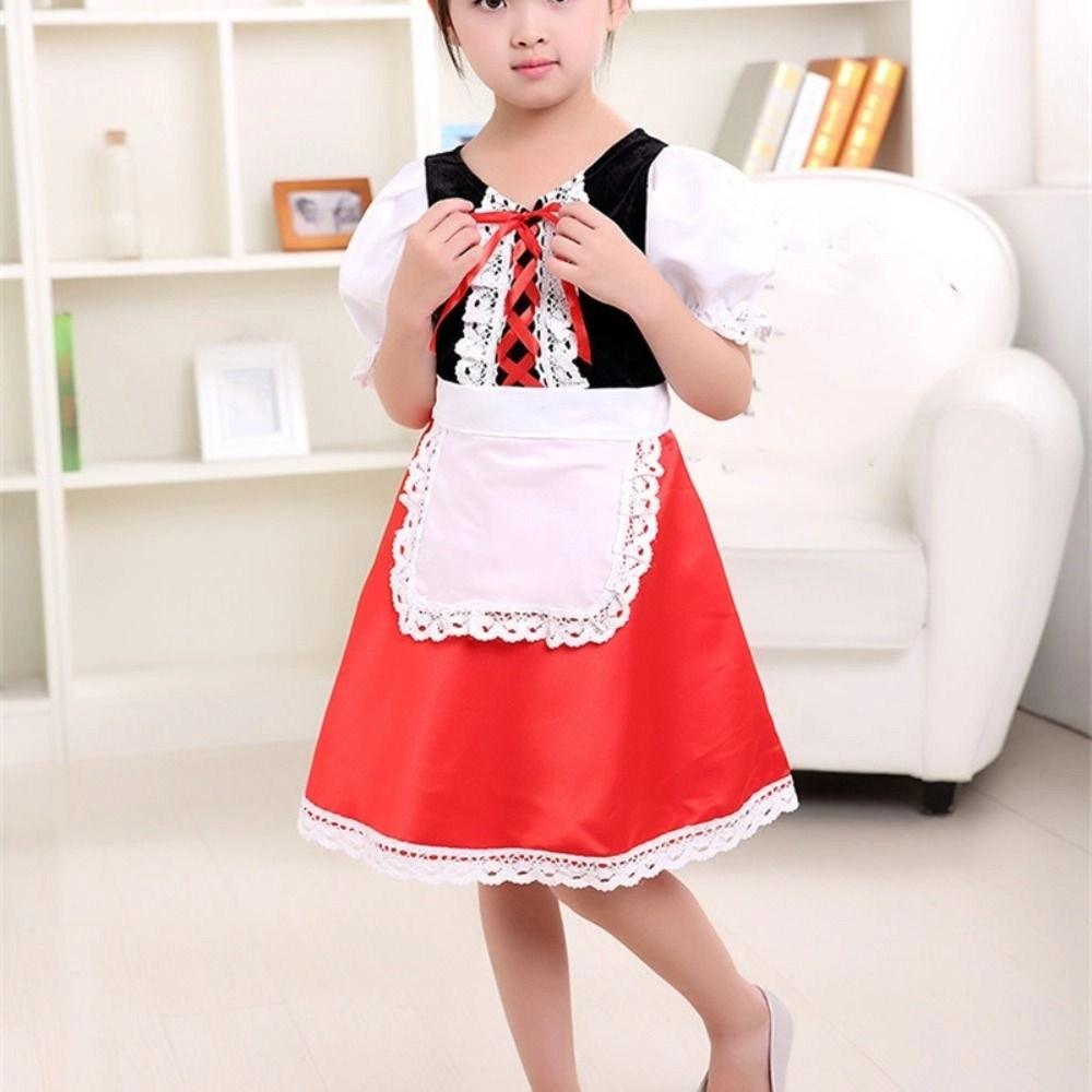 Performance Princess Costume Set Dress with Cloak 4Pieces Cosplay Costumes  Halloween