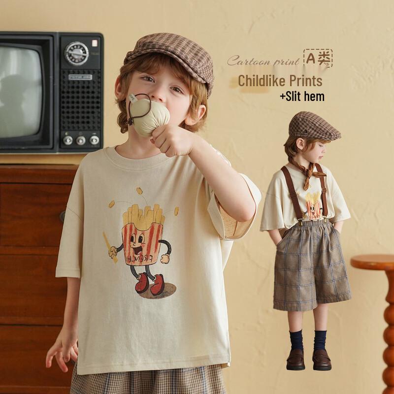 

Kids Cartoon Print Short-Sleeve T-Shirt EU 35