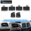 Car Dash Front Rear Air Conditioner AC Vent Grille Outlet Tab Clip Slider For Volkswagen Golf 6 Sagitar Jetta 5KD819703