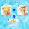 Children's Water Toys, Clownfish Can Move And Run, Children's Educational Toys, With Clockwork, Children's Bath Toys,Let Your Child Enjoy Bath Time