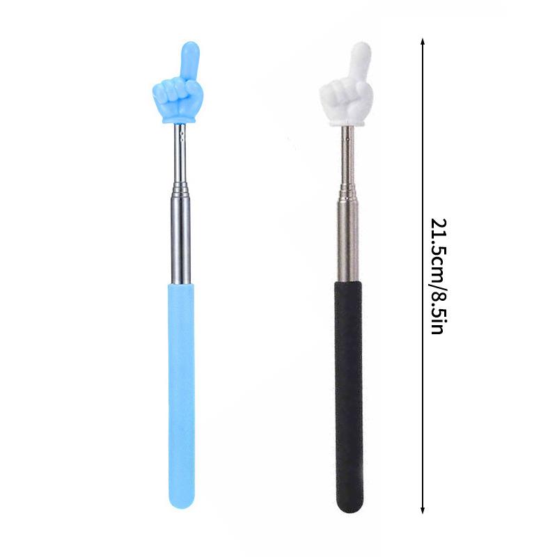 2Pcs Telescopic Teachers Pointer Retractable Classroom Pointer Sticks Finger Reading Guide Teaching Tools Whiteboard Pointer