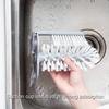 Glass Washer Brush with Double Sided Bristles, Glass Cup Brush Cleaner with Suction Cups Standing Glass Bottle Cup