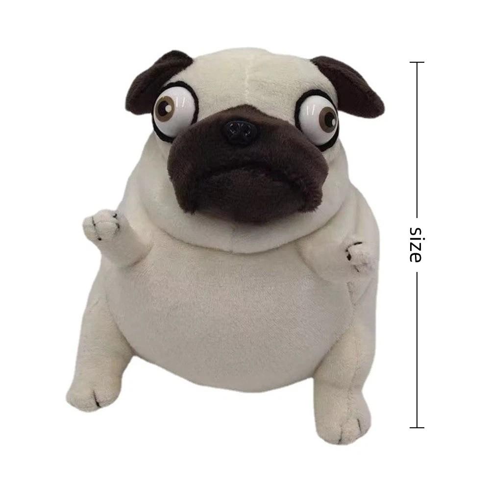 Dog Plush Pug Dog Octopus Sand Sculpture Puppy Ugly Simulation Animal Model