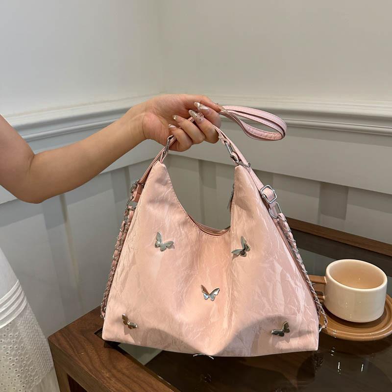 

Large capacity bag women s new niche design commuter multi-functional double shoulder single shoulder crossbody backpack