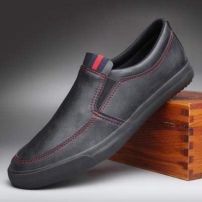New Spring and Autumn PU Leather Casual Men's Shoes Trend Korean Version Lazy Shoes Non Slip Loafers Men Sneakers Zapatos