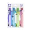 CANBAN Rainbow Wide-Head Toothbrush Family Pack