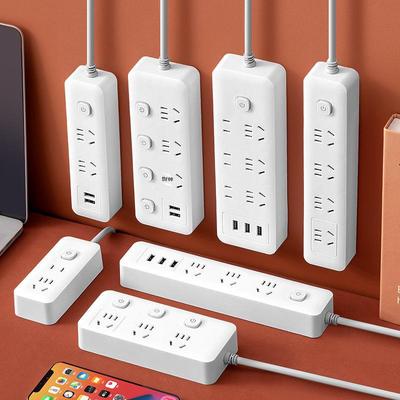 „Xiaobai“ daugiafunkcis maitinimo blokas su USB ir jungikliu valdomais lizdais