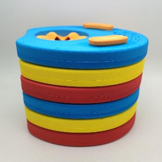 6 Pcs Kids Float Discs Swim Arm Bands EVA Foam Floating Sleeves Summer Pool Swimming Arm Float Rings for Children Ages 3-6