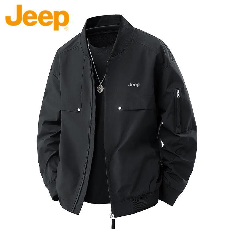 JEEP Men s Casual Baseball Collar Jacket XL