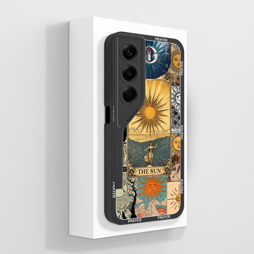 For Tecno Camon 40 30 20 Pro Premier Phone Case Beautiful Planet Pattern Soft Liquid Silicone High Quality Anti Slip Protective Shell For Tecno Casing