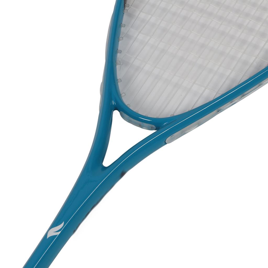 Squash Racket Carbon Aluminium Alloy Integrated Lightweight Sports Beginner Squash Racket Set for Gym School Playgrounds Blue