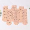 10Pairs Ultra-thin Crystal Silk Tube Socks Flower Silk Sheer Socks Women Invisible Socks  Summer