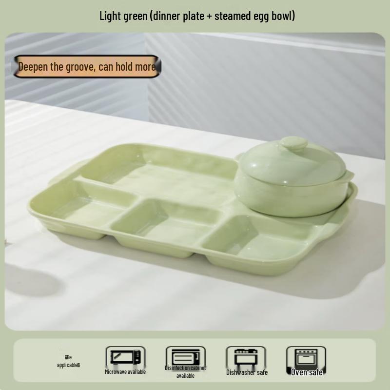 HANDUNYOU Nordic Ceramic Divided Dinnerware Set
