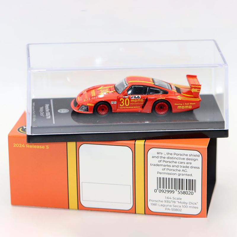 

PARA 1:64 935 1978 24H le Mans Moby Dick Alloy Car Diecasts & Toy Vehicles Car Model Miniature Scale Model Car For Children