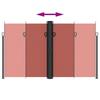 Retractable Side Awning Terracotta Red 200 X 1000 Cm