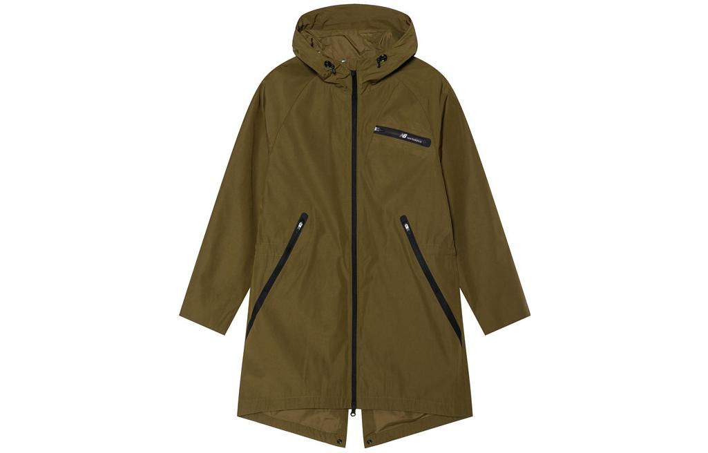 New Balance Jackets Unisex Brown Hooded Moderate NA81R031-KH L