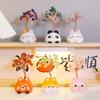 Dudu Animal de Estimação Fofo Árvore de Cristal Resina Artesanato Enfeites de Cristal Caixa de Presente Decorativa Casa Carro Console Central Bonecas Animal