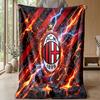 AC Milan Theme blanket Soft Flannel Blanket Plush Throw Blanket Cozy Sofa Bed Blanket for Home Decor