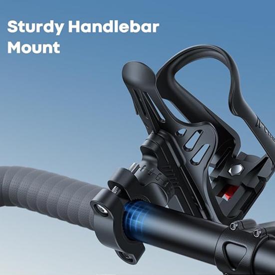 Bicycle Water Bottle Cage Motorcycle Cup Holder Stable Anti-Shake Adjustable Universal