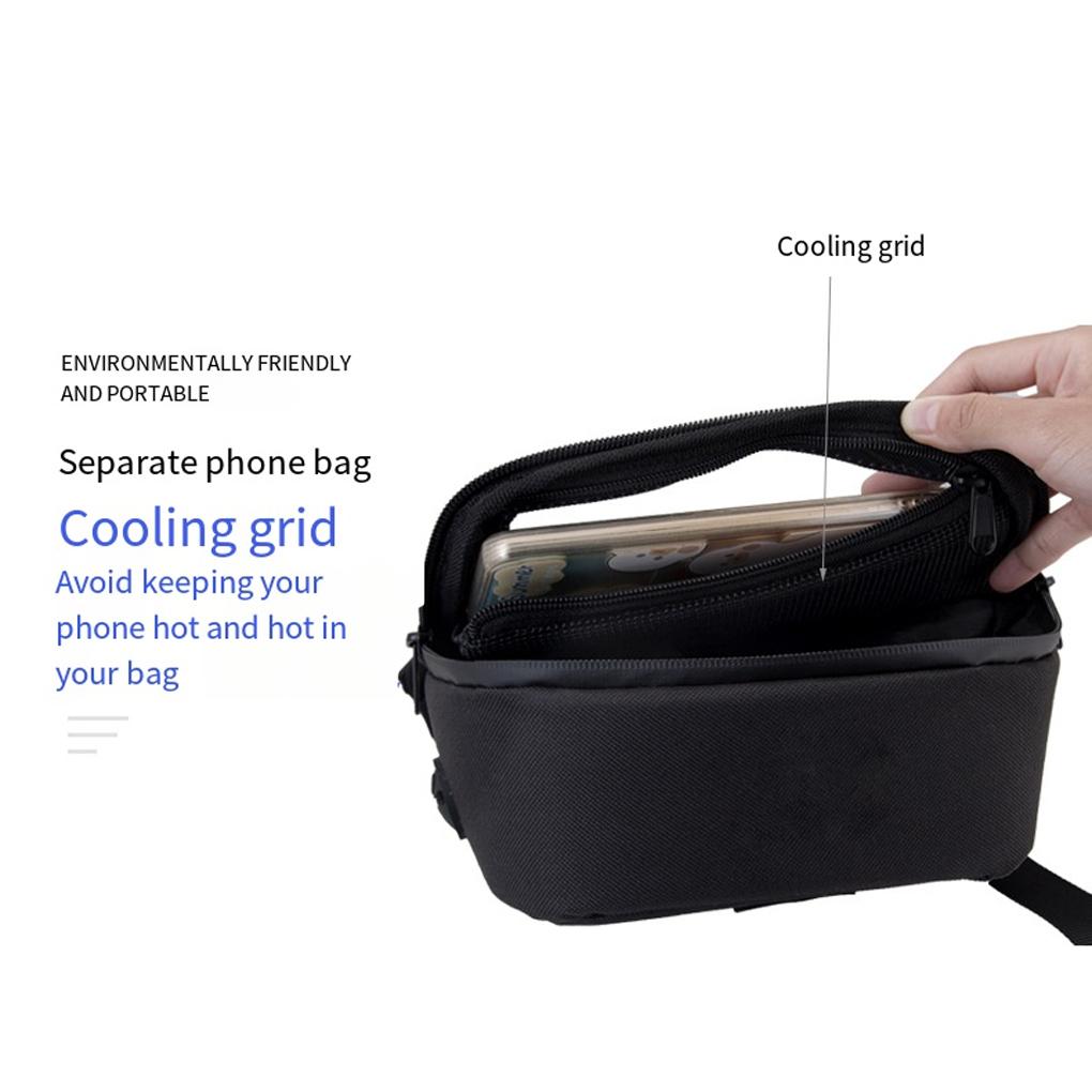 Universal Motorbike Handlebar Bag Waterproof Large Screen Motorcycle phone Storage bag For Vespa Cycling Satchel fanny pack