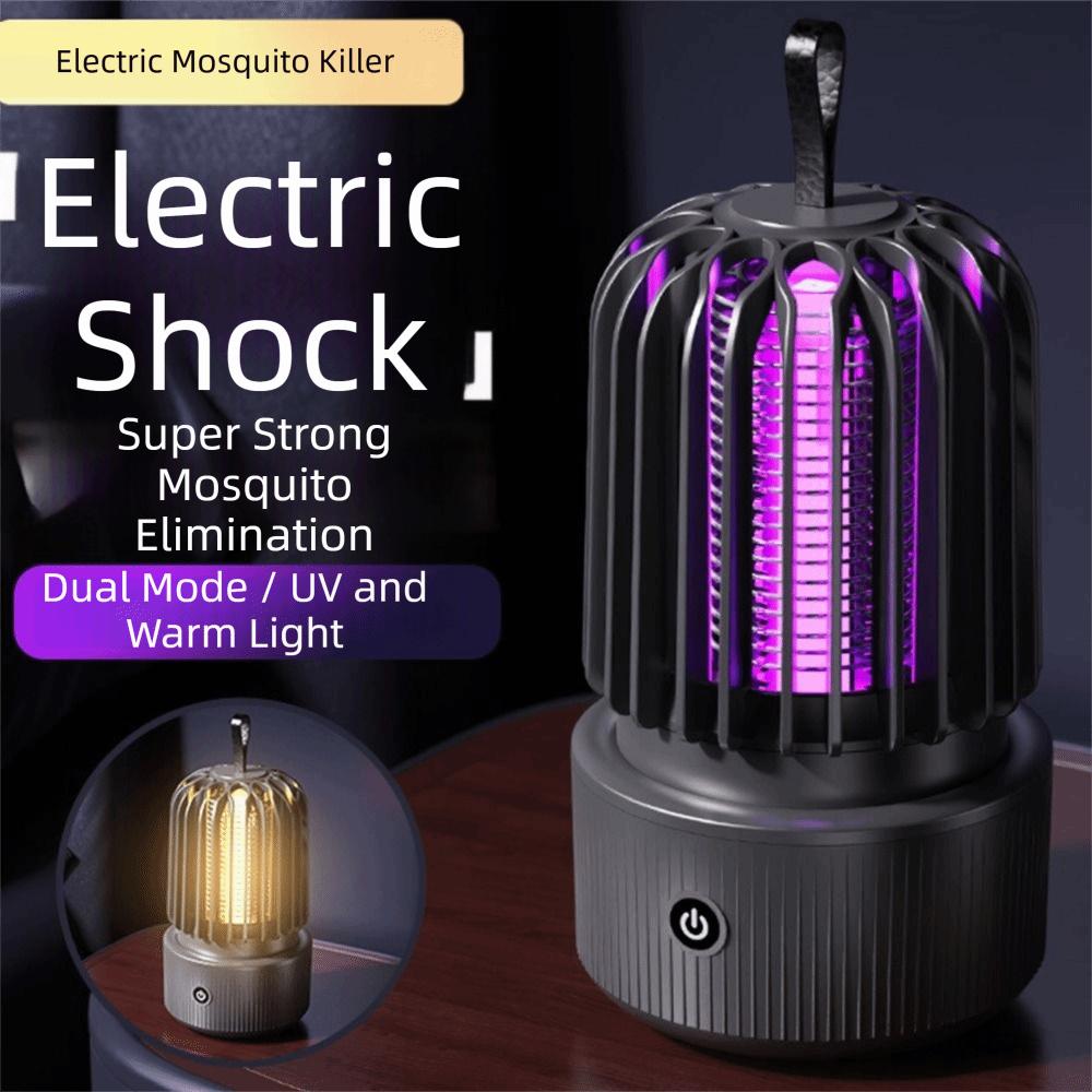 2 in 1 Bug Zapper Portable Electric Shock Mosquito Killer Electric Mosquito Lamp Outdoor