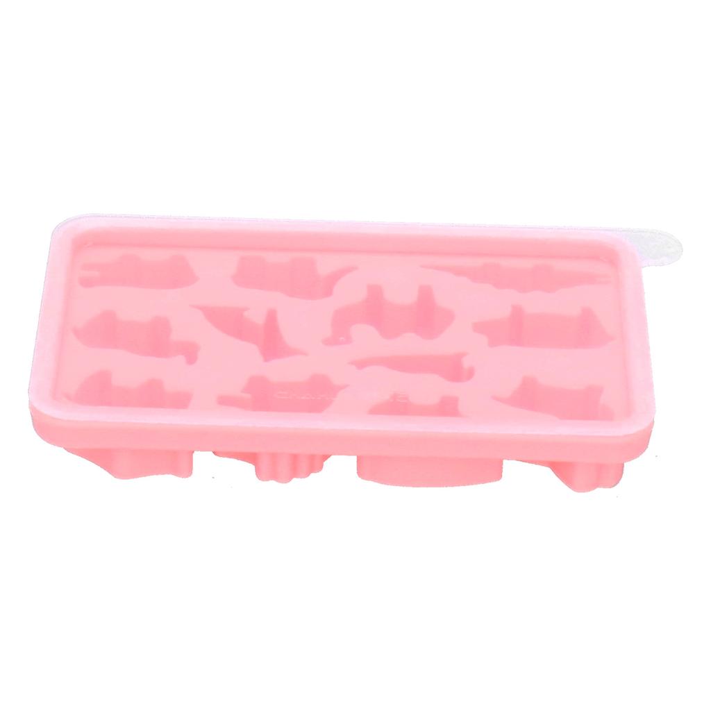 Ice Tray Animal Pattern Ice Cream Bar Mold with Cover for Kitchen Making Tool
