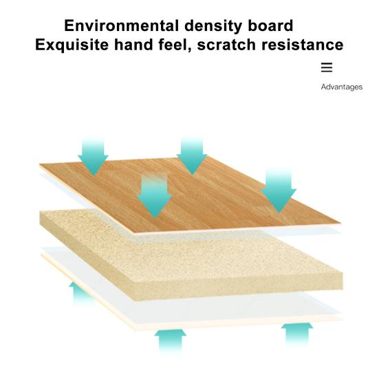 Počítačový stůl, Nordic styl, domácí kancelář, studijní stůl, studentský dřevěný psací stůl, s ergonomickou hranou, prostorná stolní deska